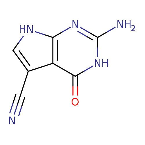 N#Cc1c[nH]c2c1c(=O)[nH]c(n2)N