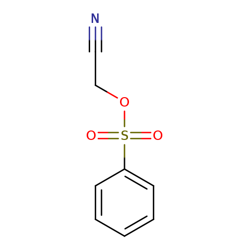 N#CCOS(=O)(=O)c1ccccc1