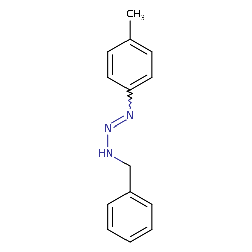 Cc1ccc(cc1)N=NNCc1ccccc1