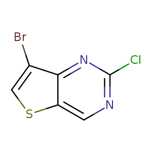 Clc1ncc2c(n1)c(Br)cs2