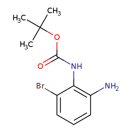 O=C(OC(C)(C)C)Nc1c(N)cccc1Br