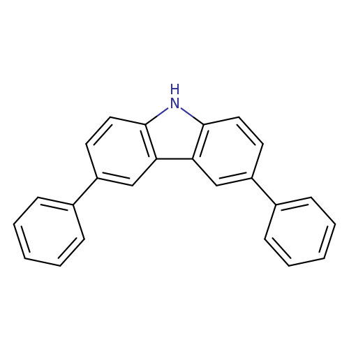 c1ccc(cc1)c1ccc2c(c1)c1cc(ccc1[nH]2)c1ccccc1