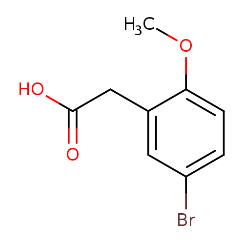 COc1ccc(cc1CC(=O)O)Br