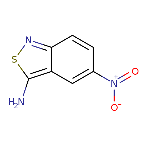 [O-][N+](=O)c1cc2c(N)snc2cc1