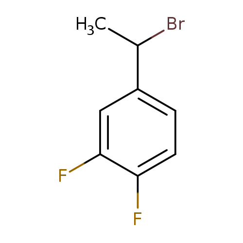 CC(c1ccc(c(c1)F)F)Br