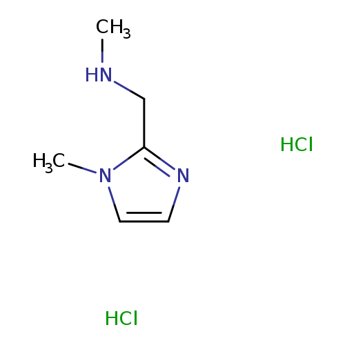 CNCc1nccn1C.Cl.Cl