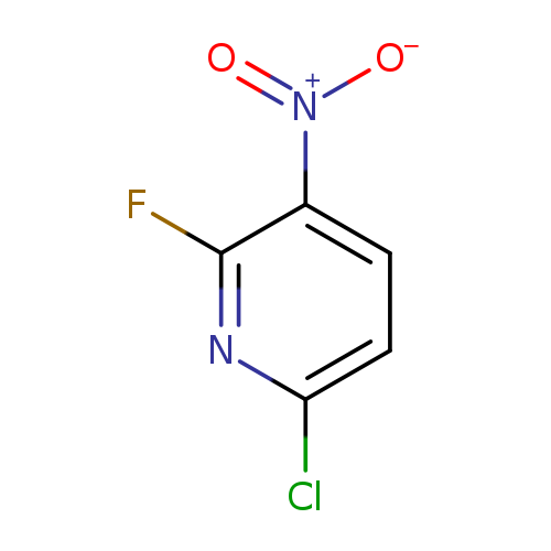 [O-][N+](=O)c1ccc(nc1F)Cl