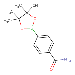 NC(=O)c1ccc(cc1)B1OC(C(O1)(C)C)(C)C