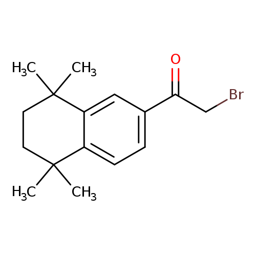 BrCC(=O)c1ccc2c(c1)C(C)(C)CCC2(C)C