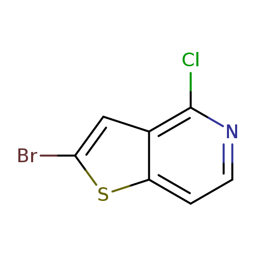 Brc1sc2c(c1)c(Cl)ncc2