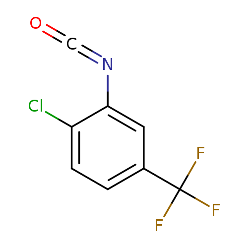 O=C=Nc1cc(ccc1Cl)C(F)(F)F