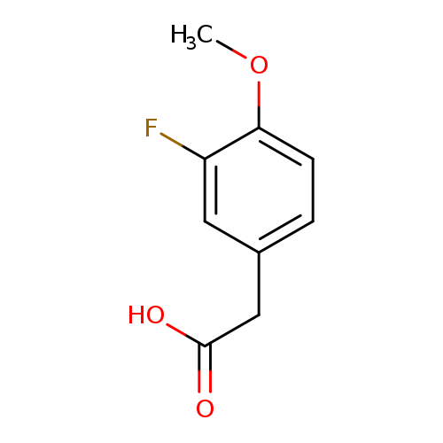 COc1ccc(cc1F)CC(=O)O