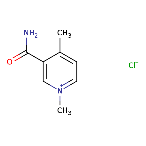 C[n+]1ccc(c(c1)C(=O)N)C.[Cl-]