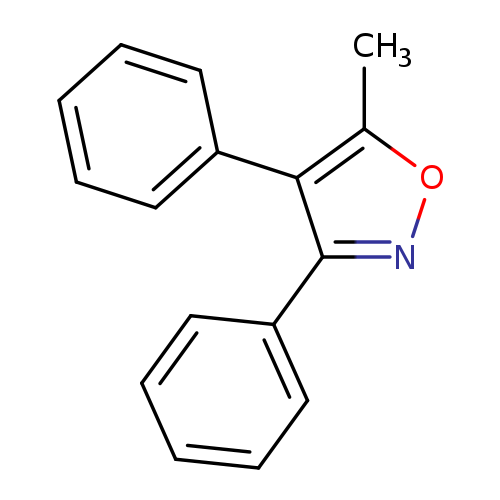 Cc1onc(c1c1ccccc1)c1ccccc1