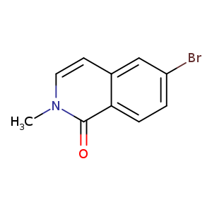 Brc1ccc2c(c1)ccn(c2=O)C