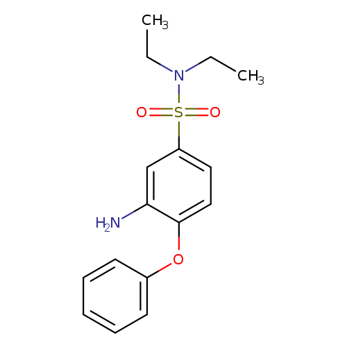 CCN(S(=O)(=O)c1ccc(c(c1)N)Oc1ccccc1)CC