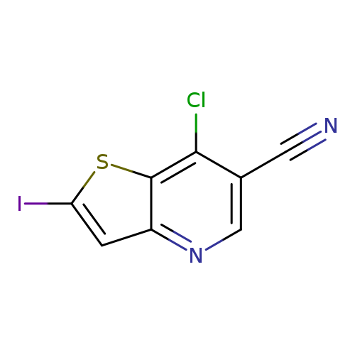 Clc1c(cnc2c1sc(c2)I)C#N