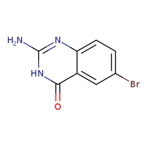 Brc1ccc2c(c1)c(=O)[nH]c(n2)N