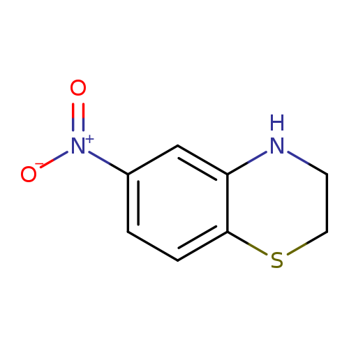 [O-][N+](=O)c1ccc2c(c1)NCCS2