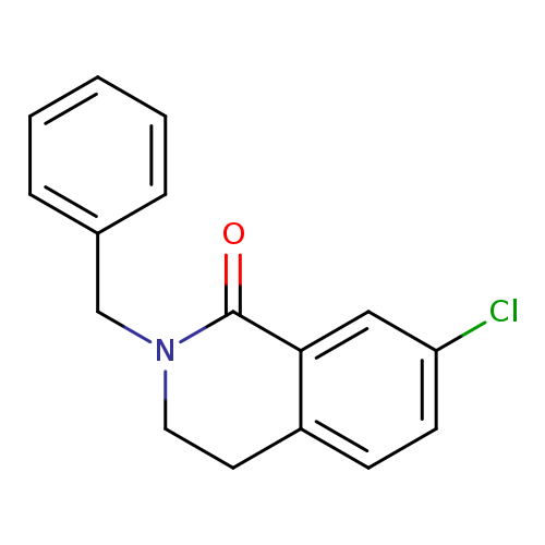 O=C1N(CC2=CC=CC=C2)CCC3=C1C=C(Cl)C=C3