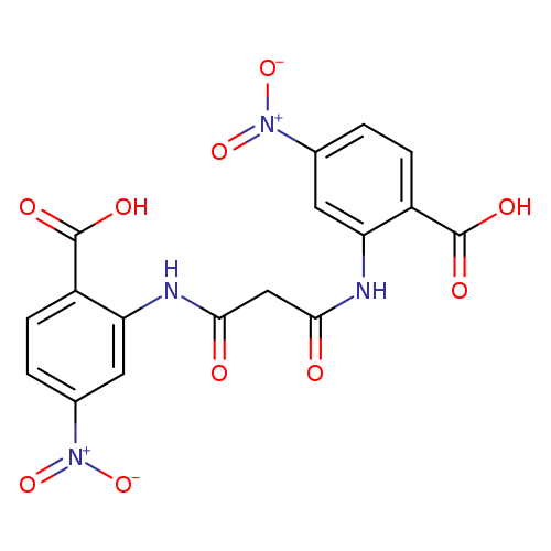 O=C(Nc1cc(ccc1C(=O)O)[N+](=O)[O-])CC(=O)Nc1cc(ccc1C(=O)O)[N+](=O)[O-]