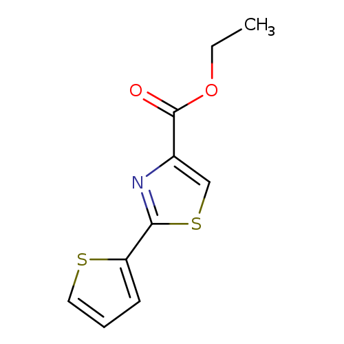 CCOC(=O)c1csc(n1)c1cccs1