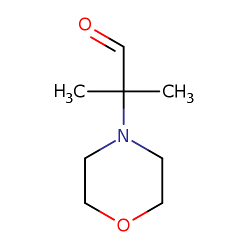 O=CC(N1CCOCC1)(C)C