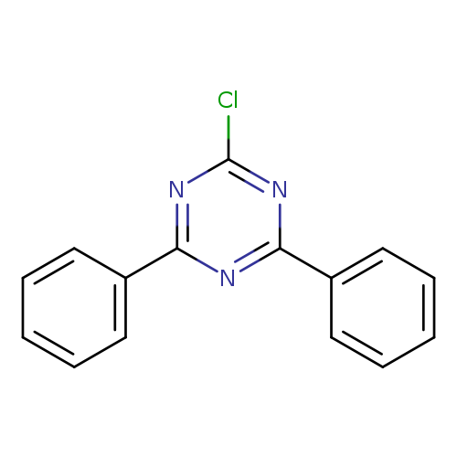 Clc1nc(nc(n1)c1ccccc1)c1ccccc1