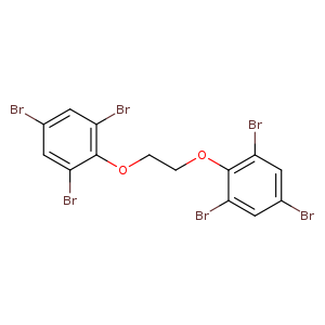 Brc1cc(Br)cc(c1OCCOc1c(Br)cc(cc1Br)Br)Br
