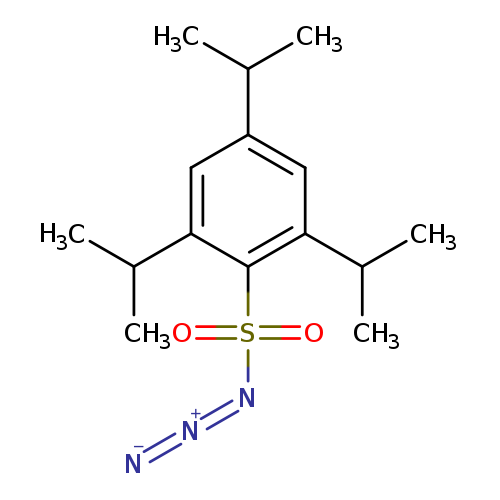 [N-]=[N+]=NS(=O)(=O)c1c(cc(cc1C(C)C)C(C)C)C(C)C