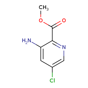 COC(=O)c1ncc(cc1N)Cl