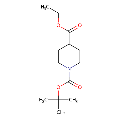 CCOC(=O)C1CCN(CC1)C(=O)OC(C)(C)C