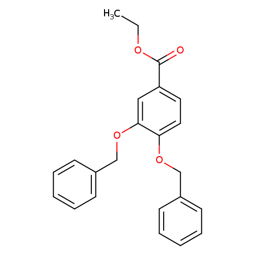 CCOC(=O)c1ccc(c(c1)OCc1ccccc1)OCc1ccccc1