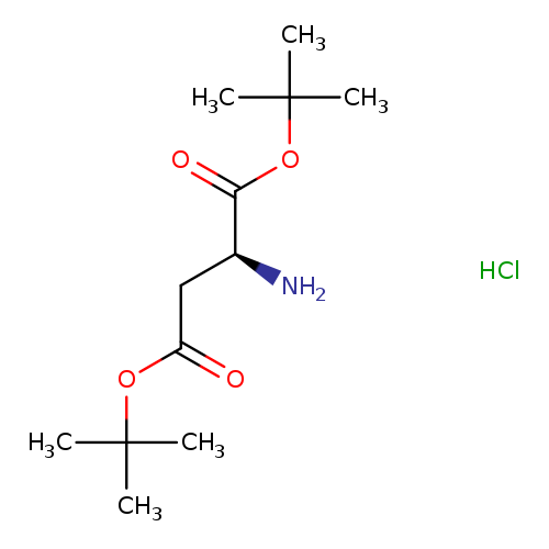 O=C(OC(C)(C)C)C[C@@H](C(=O)OC(C)(C)C)N.Cl