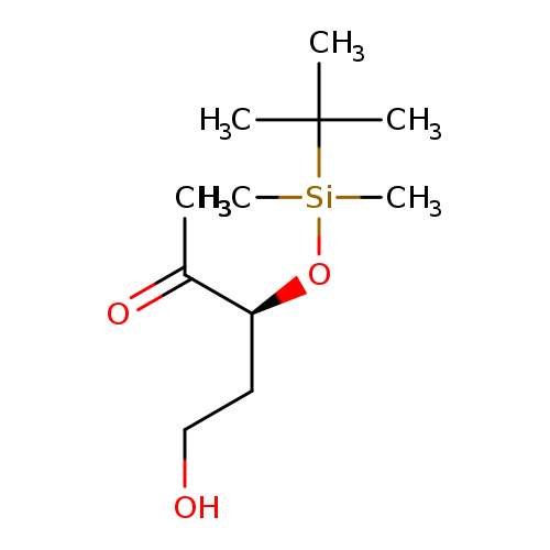 OCC[C@@H](C(=O)C)O[Si](C(C)(C)C)(C)C