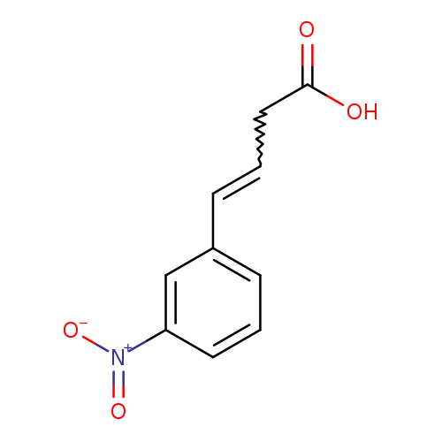 OC(=O)CC=Cc1cccc(c1)[N+](=O)[O-]