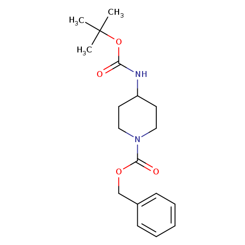 O=C(N1CCC(CC1)NC(=O)OC(C)(C)C)OCc1ccccc1