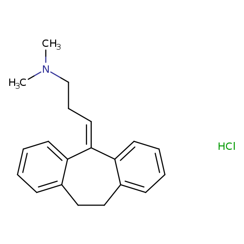 CN(CCC=C1c2ccccc2CCc2c1cccc2)C.Cl