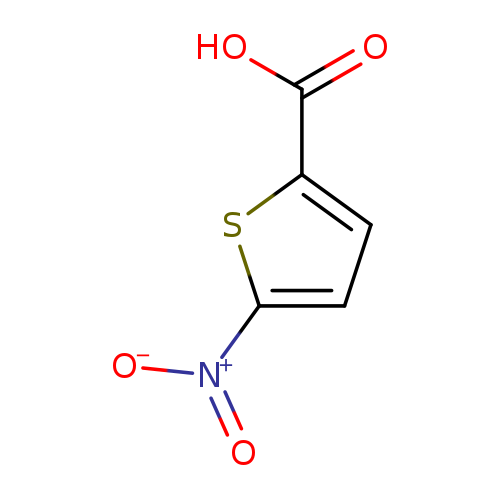 OC(=O)c1ccc(s1)[N+](=O)[O-]