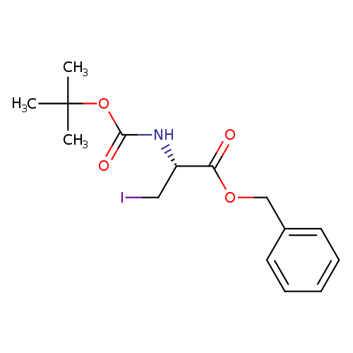 IC[C@@H](C(=O)OCc1ccccc1)NC(=O)OC(C)(C)C