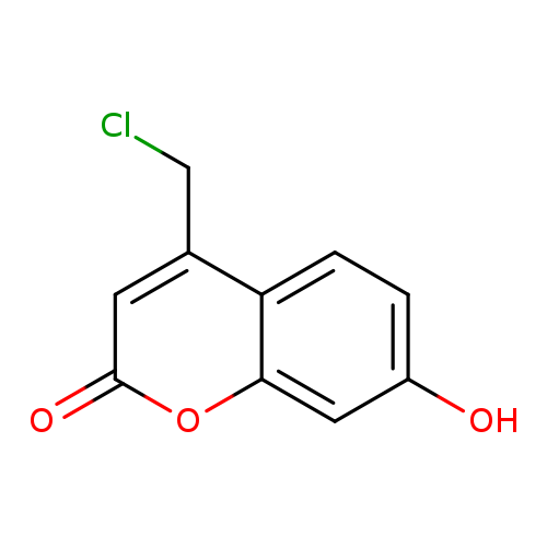 ClCc1cc(=O)oc2c1ccc(c2)O