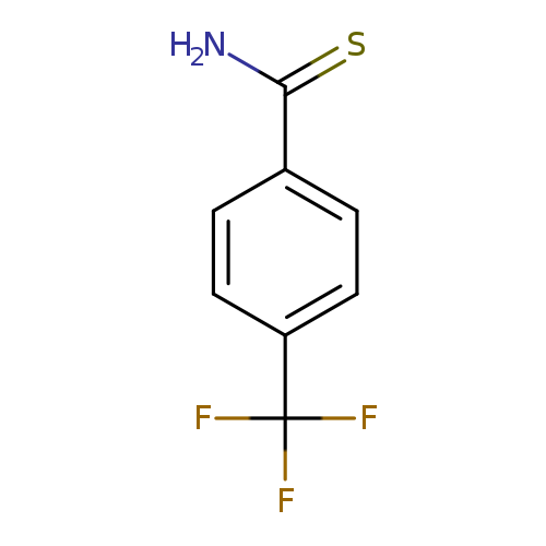 NC(=S)c1ccc(cc1)C(F)(F)F