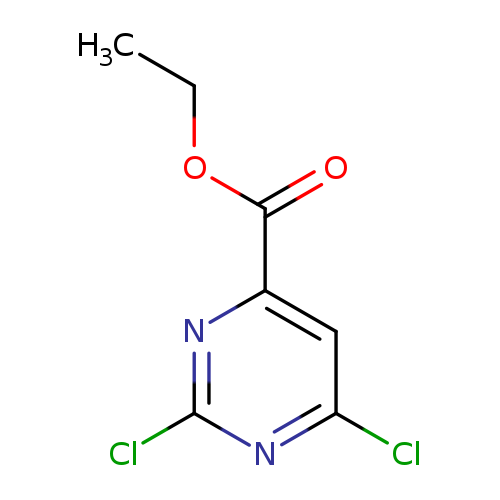 CCOC(=O)c1cc(Cl)nc(n1)Cl