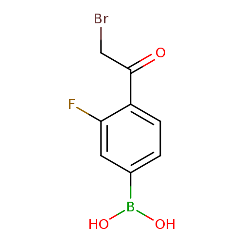 BrCC(=O)c1ccc(cc1F)B(O)O