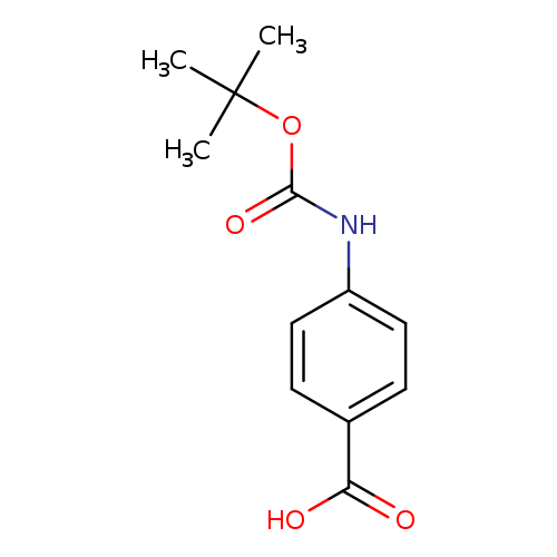 O=C(Nc1ccc(cc1)C(=O)O)OC(C)(C)C