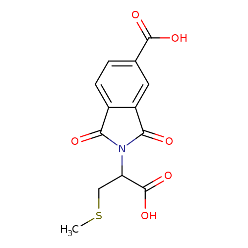 CSCC(N1C(=O)c2c(C1=O)ccc(c2)C(=O)O)C(=O)O