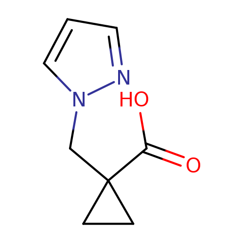 OC(=O)C1(CC1)Cn1cccn1