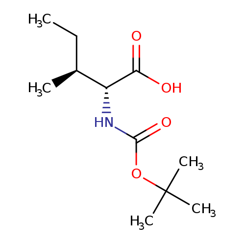 CC[C@@H]([C@H](C(=O)O)NC(=O)OC(C)(C)C)C