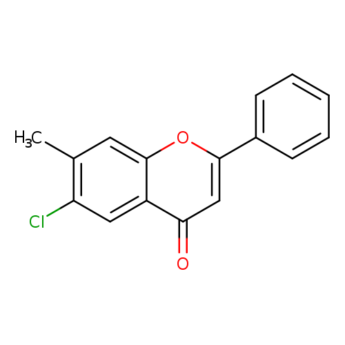 Clc1cc2c(=O)cc(oc2cc1C)c1ccccc1