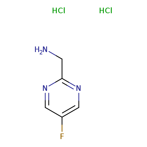 NCc1ncc(cn1)F.Cl.Cl
